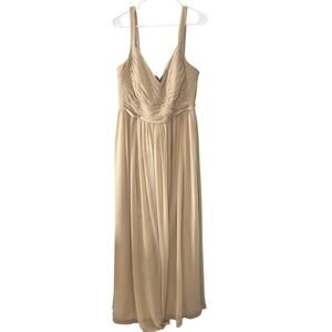 Azazie Wedding Guest Bridesmaid Prom Flowy Dress Size A16 Size 16
